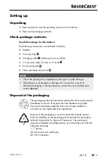 Preview for 30 page of Silvercrest SLXL 20 A1 Operating Instructions And Safety Instructions