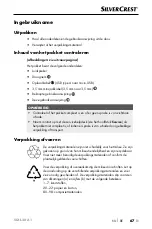 Preview for 70 page of Silvercrest SLXL 20 A1 Operating Instructions And Safety Instructions