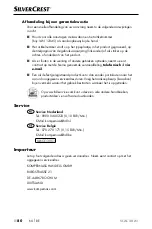 Preview for 83 page of Silvercrest SLXL 20 A1 Operating Instructions And Safety Instructions