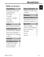 Предварительный просмотр 4 страницы Silvercrest SMA 500 A1 Operating Instructions Manual