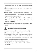 Preview for 10 page of Silvercrest SMA 500 B1 Operating Instructions And Safety Instructions