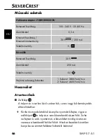 Предварительный просмотр 49 страницы Silvercrest SMPS 7 A1 Operating Instructions Manual