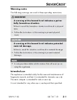 Preview for 6 page of Silvercrest SMPS 7 B2 Operating Instructions Manual