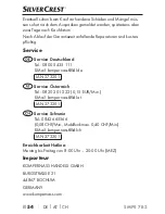 Preview for 57 page of Silvercrest SMPS 7 B2 Operating Instructions Manual