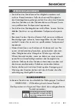 Preview for 8 page of Silvercrest SMS 300 A1 Operating Instructions And Safety Instructions