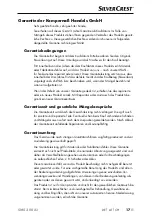 Preview for 20 page of Silvercrest SMS 300 A1 Operating Instructions And Safety Instructions