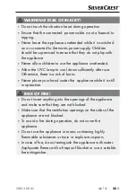 Preview for 28 page of Silvercrest SMS 300 A1 Operating Instructions And Safety Instructions