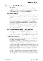 Preview for 38 page of Silvercrest SMS 300 A1 Operating Instructions And Safety Instructions