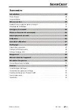 Preview for 40 page of Silvercrest SMS 300 A1 Operating Instructions And Safety Instructions