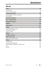 Preview for 94 page of Silvercrest SMS 300 A1 Operating Instructions And Safety Instructions