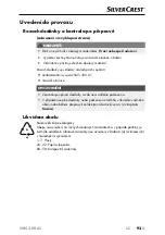 Preview for 96 page of Silvercrest SMS 300 A1 Operating Instructions And Safety Instructions