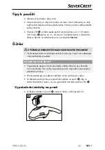 Preview for 104 page of Silvercrest SMS 300 A1 Operating Instructions And Safety Instructions