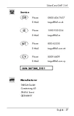 Предварительный просмотр 59 страницы Silvercrest SMT 3 A1 Operating Instructions And Safety Instructions