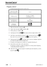 Предварительный просмотр 92 страницы Silvercrest SMUD 860 A1 Operating Instructions Manual