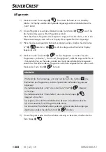 Предварительный просмотр 286 страницы Silvercrest SMUD 860 A1 Operating Instructions Manual