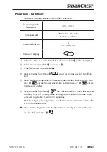 Предварительный просмотр 299 страницы Silvercrest SMUD 860 A1 Operating Instructions Manual