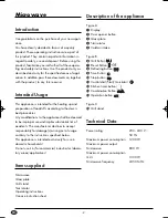 Preview for 4 page of Silvercrest SMW 800 A2 Operating Instructions Manual