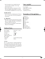 Preview for 5 page of Silvercrest SMZ 260 B1 Operating Instructions Manual