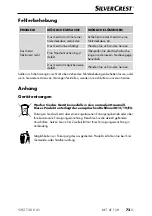 Preview for 76 page of Silvercrest SMZT 260 A1 Operating Instructions Manual