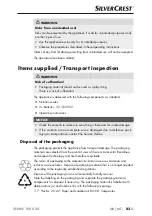 Предварительный просмотр 86 страницы Silvercrest SNAW 1000 D2 Operating Instructions Manual