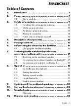 Preview for 4 page of Silvercrest SNL 15 A1 Operating Instructions Manual