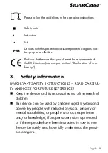 Preview for 8 page of Silvercrest SNL 15 A1 Operating Instructions Manual