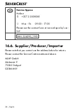 Preview for 27 page of Silvercrest SNL 15 A1 Operating Instructions Manual