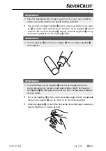 Предварительный просмотр 124 страницы Silvercrest SNS 45 B4 Operating Instructions Manual