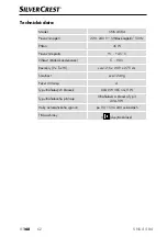 Предварительный просмотр 171 страницы Silvercrest SNS 45 B4 Operating Instructions Manual