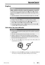 Предварительный просмотр 190 страницы Silvercrest SNS 45 B4 Operating Instructions Manual