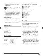 Preview for 5 page of Silvercrest SOR 2600 A1 Operating Instructions Manual