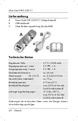 Preview for 70 page of Silvercrest SPB 2.600 C1 User Manual And Service Information