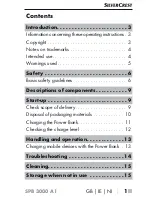 Preview for 4 page of Silvercrest SPB 3000 A1 Operating Instructions Manual