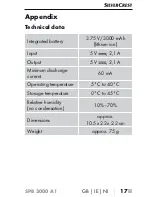 Preview for 20 page of Silvercrest SPB 3000 A1 Operating Instructions Manual