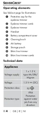 Preview for 7 page of Silvercrest SPS 1.5 A1 Operating Instructions Manual