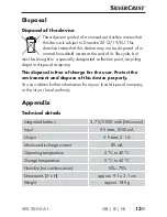 Preview for 16 page of Silvercrest SPS 5000 A1 Operating Instructions Manual