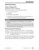 Preview for 78 page of Silvercrest SPS 5000 A1 Operating Instructions Manual