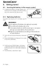 Preview for 20 page of Silvercrest SPSS 125 A1 Operating Instructions Manual