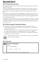 Preview for 32 page of Silvercrest SPSS 125 A1 Operating Instructions Manual