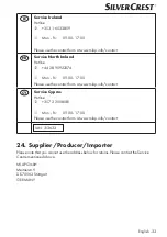 Preview for 33 page of Silvercrest SPSS 125 A1 Operating Instructions Manual