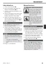 Предварительный просмотр 48 страницы Silvercrest SPWL 180 A1 Operating Instructions Manual