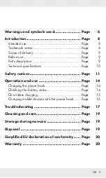 Preview for 5 page of Silvercrest SQWP8000 1A1 Operation And Safety Notes