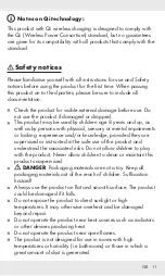 Preview for 11 page of Silvercrest SQWP8000 1A1 Operation And Safety Notes