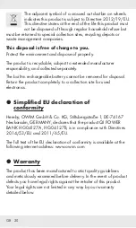 Preview for 20 page of Silvercrest SQWP8000 1A1 Operation And Safety Notes