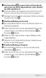 Preview for 71 page of Silvercrest SQWP8000 1A1 Operation And Safety Notes