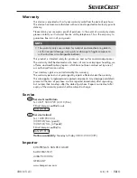 Предварительный просмотр 16 страницы Silvercrest SRBN 5 A1 Operation And Safety Notes