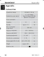 Preview for 20 page of Silvercrest SRD 250 A1 Operating Instructions Manual