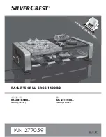 Предварительный просмотр 1 страницы Silvercrest SRGS 1400 B Operating Instructions Manual