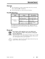 Предварительный просмотр 28 страницы Silvercrest SRGS 1400 B Operating Instructions Manual