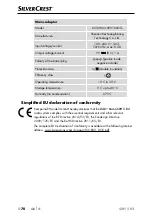 Предварительный просмотр 73 страницы Silvercrest SRH 5 B2 Operating Instructions And Safety Instructions